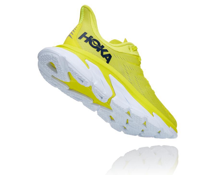 Hoka One One Mens Running Shoes - Clifton Edge - Fluorescence - OIKB82791